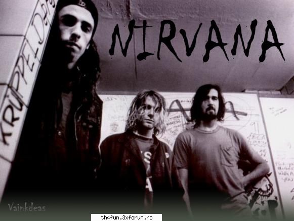 nirvana a fost o trupă de grunge rock �n 1987 �n aberdeen, statul sua. trupa a �nceput să